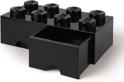 LEGO Room Copenhagen Klossskuff 8 beholder svart (RC40061733)