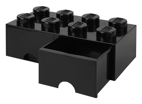 LEGO Room Copenhagen Klossskuff 8 beholder svart (RC40061733)