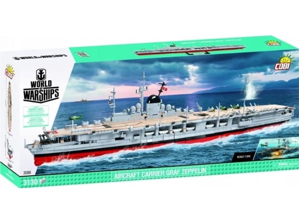 Cobi COBI 3086 WOWS Aircraft carrier Graf Zeppelin 3,100 bricks