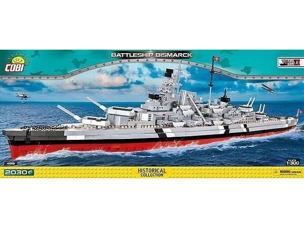 COBI HC WWII Battleship Bismark 2030kl 4819