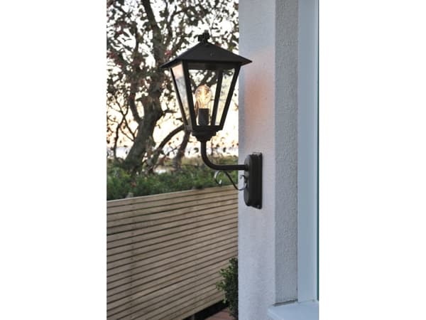 Konstsmide 434-750, Svart, Gjuten aluminium, IP23, E27, 1 lampor, AC