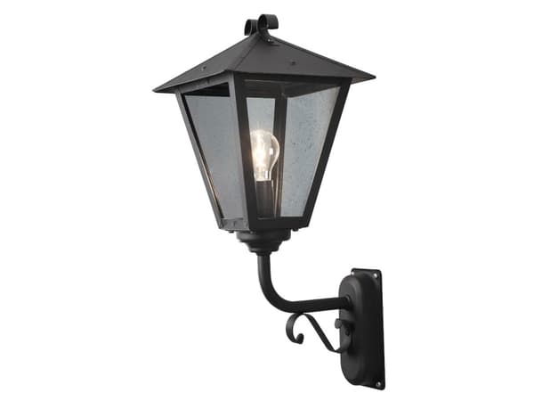 Konstsmide 434-750, Svart, Gjuten aluminium, IP23, E27, 1 lampor, AC