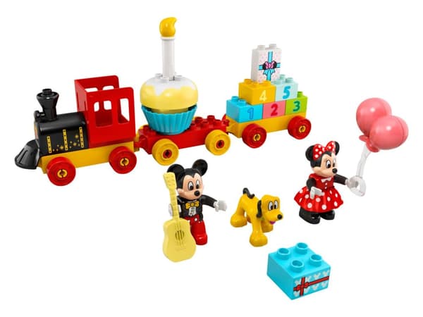 LEGO® DUPLO® Musse och Mimmis födelsedagståg 10941
