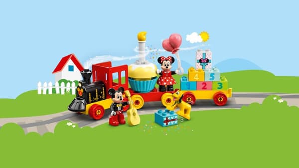 LEGO® DUPLO® Musse och Mimmis födelsedagståg 10941