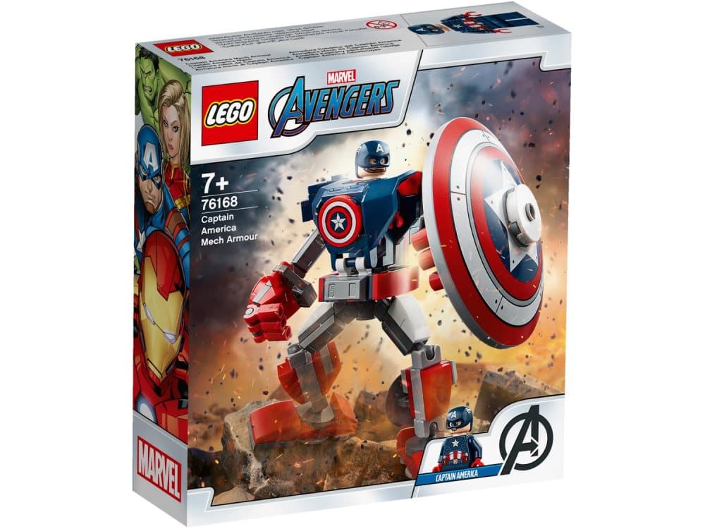 LEGO® Marvel Captain America i robotrustning 76168