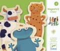 Pikkukuva 2 / 4: Djeco Puinen magneettinen palapeli - Eläimet - 143679