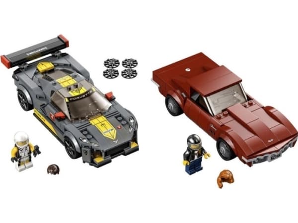 LEGO Speed Champions 76903 Chevrolet Corvette C8.R Race Car and 1968 Chevrolet Corvette