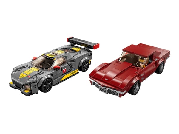 LEGO Speed Champions 76903 Chevrolet Corvette C8.R Race Car and 1968 Chevrolet Corvette