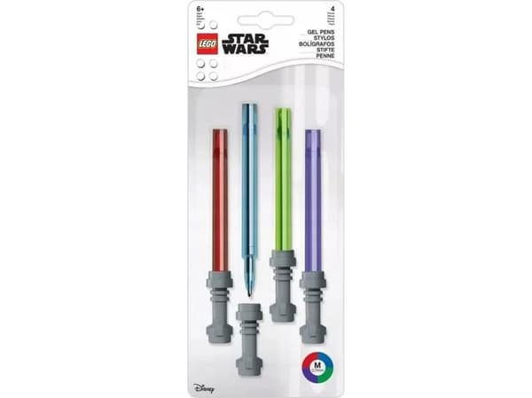 LEGO SW LIGHTSABER gel pen multipack 4 colours