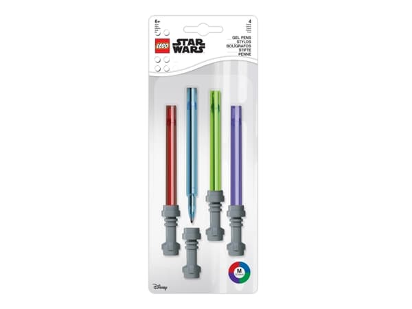 LEGO SW LIGHTSABER gel pen multipack 4 colours