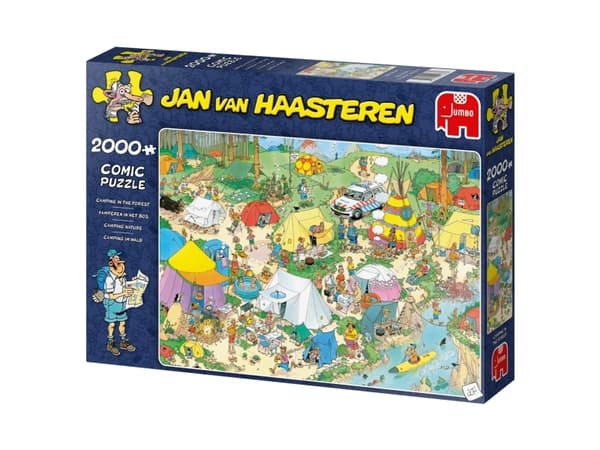 Jumbo Jan van Haasteren Camping i skogen 2000 brikker puslespill (19087)