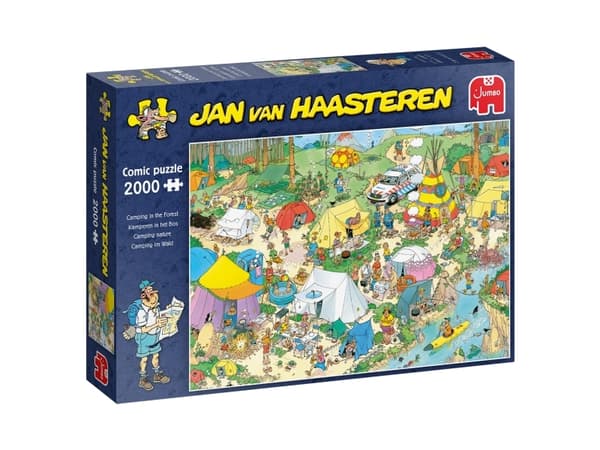 Jumbo Jan van Haasteren Camping i skogen 2000 brikker puslespill (19087)