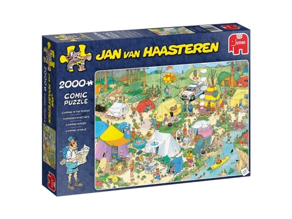 Jumbo Jan van Haasteren Camping i skogen 2000 bitars pussel (19087)
