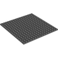 LEGO Plate 16x16 Mörkgrå 6004927-B9023