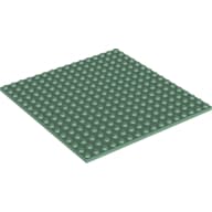 LEGO Plate 16x16 Sandgrön 6382507-B9024