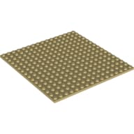 LEGO Plate 16x16 Beige 4611414-B9047