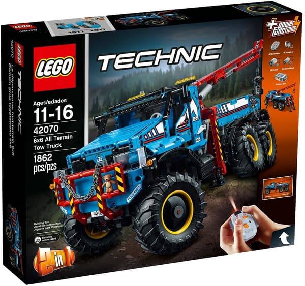 LEGO Technic Terränggående 6x6 Bärgningsbil 42070