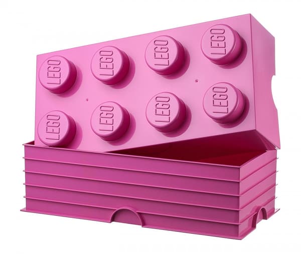 LEGO Förvaringslåda 8 Bright Purple 40041739