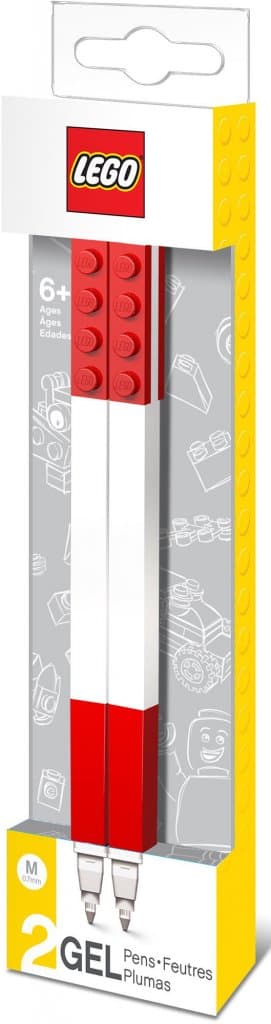 LEGO STATIONERY Gel pen, 2-pack, red 51675