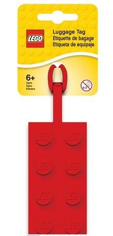 LEGO CLASSIC Luggage Tag, Red 52002