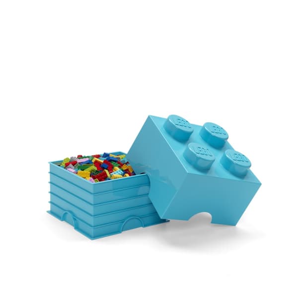 LEGO Förvaringslåda 4 Medium Azur 40031743