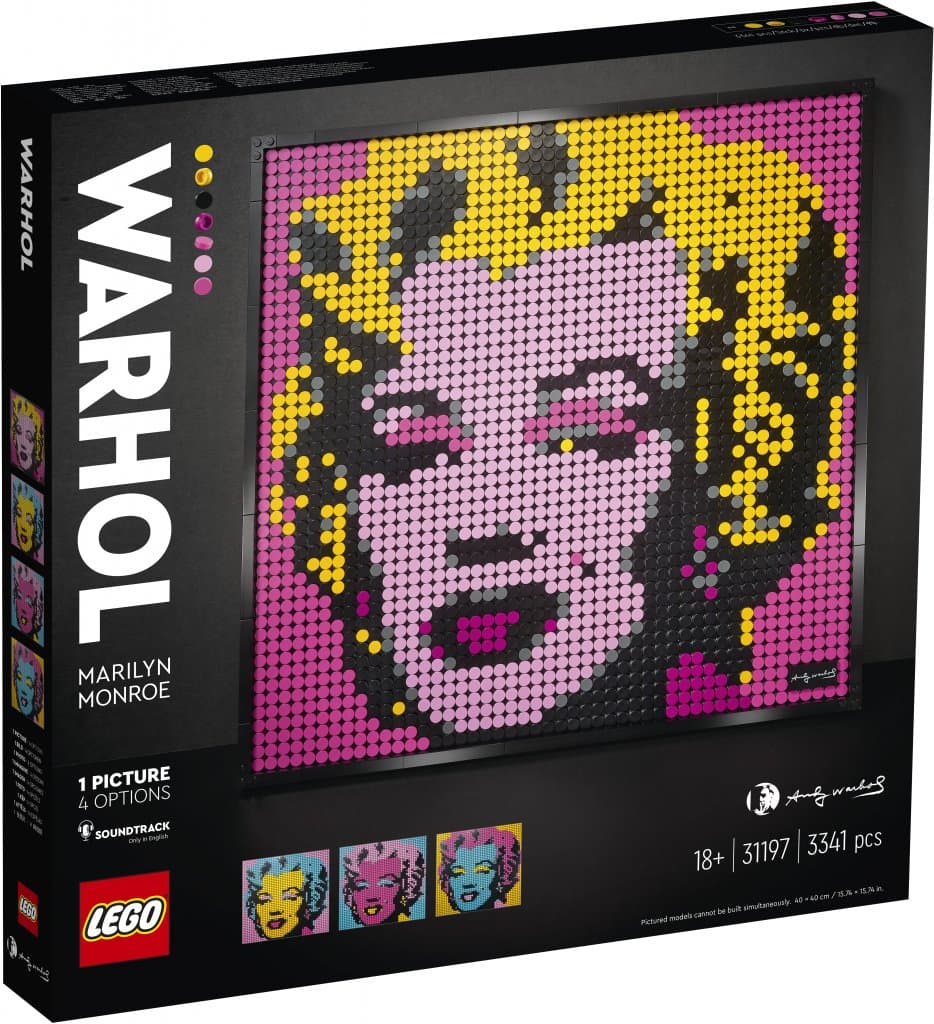 LEGO ART Andy Warhols Marylin Monroe 31197