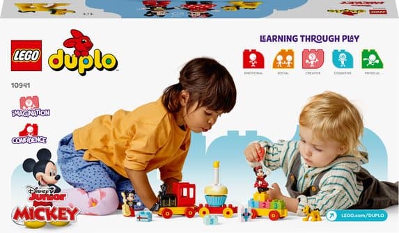 LEGO DUPLO Musse och Mimmis födelsedagståg 10941