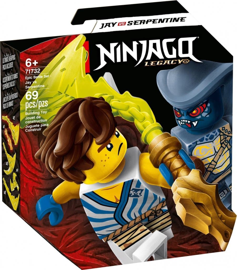 LEGO Ninjago Episkt stridsset Jay mot Serpentine 71732