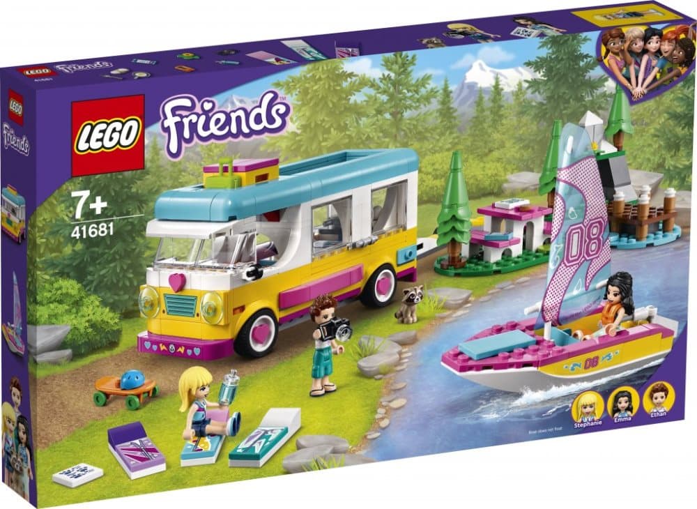 LEGO Friends Husbil och segelbåt i skogen 41681