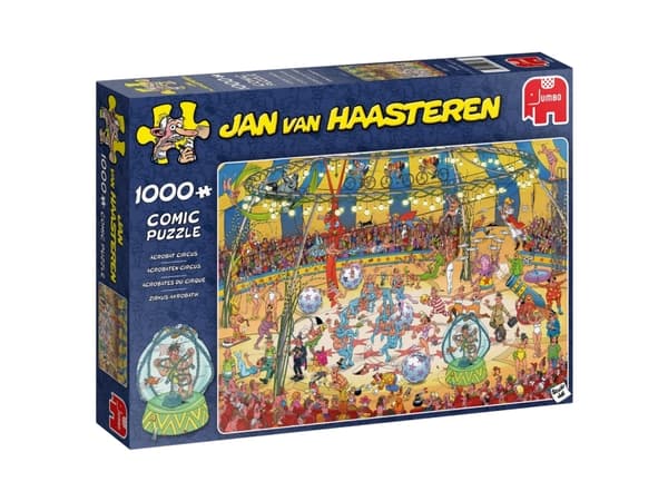 Jan van Haasteren Acrobate Circus 1000 pcs, 1000 styck, Serietidning, 12 År