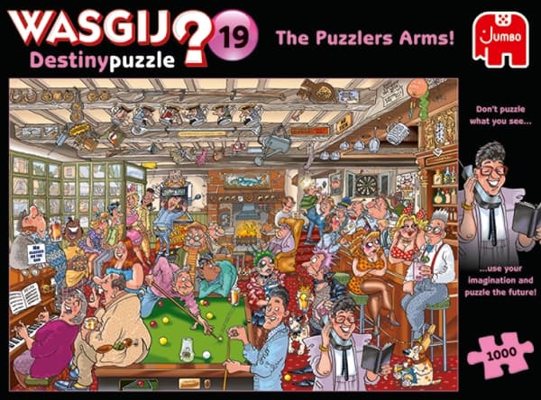 Wasgij Destiny 19 1000 pcs, 1000 kpl, Sarjakuvat, 12 vuosi/vuosia