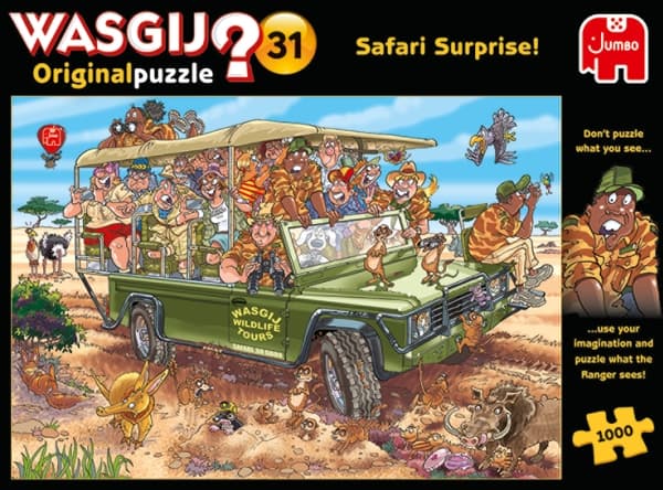 Wasgij Original 31 1000 pcs, 1000 stykker, Komikk, 12 år