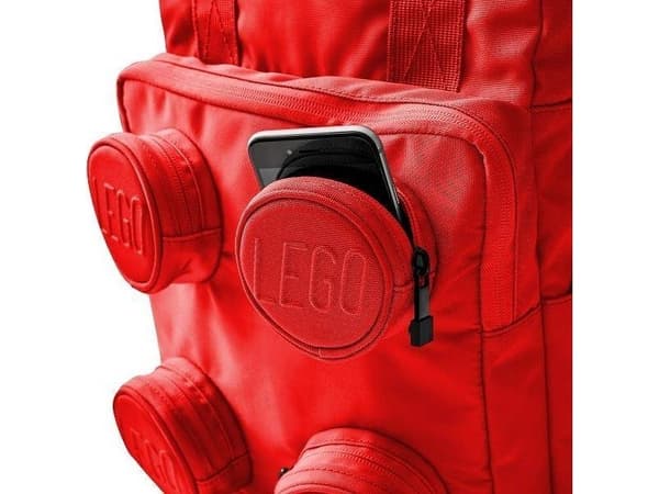 LEGO LEGO Brick 2x2 Backpack 20205-0021 Czerwone