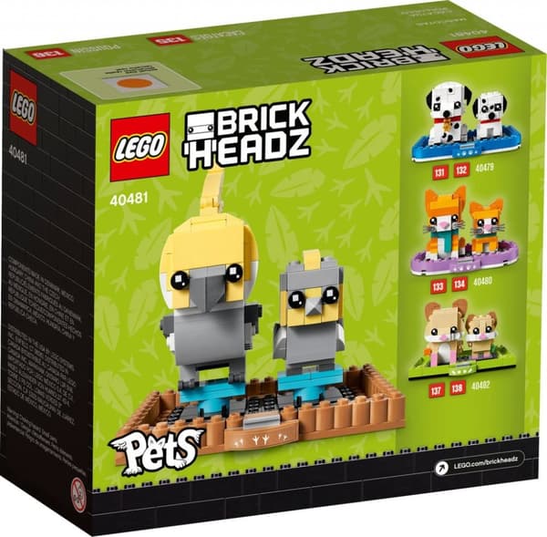 LEGO BrickHeadz Nymfkakadua 40481