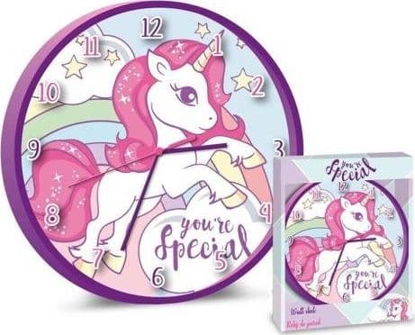 KidsToys Unicorn veggklokke
