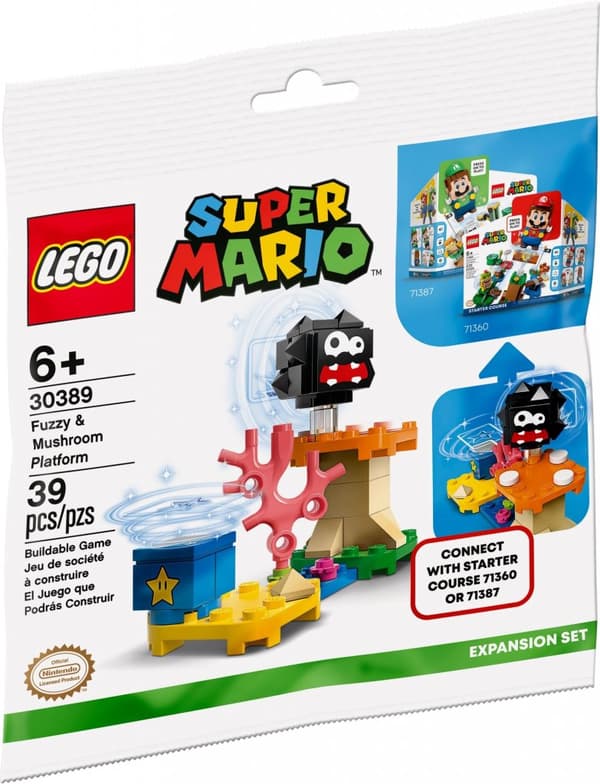 LEGO Super Mario Fuzzy och svampplattform 30389