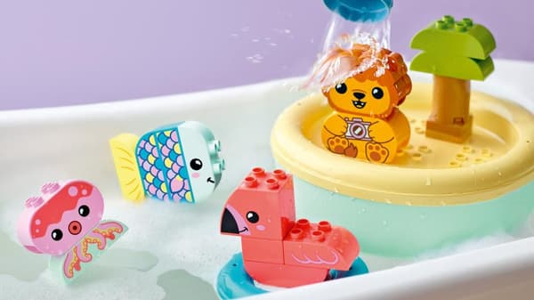 LEGO DUPLO Min första Skoj i badet: flytande ö med djur
