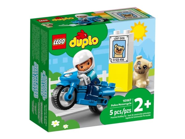 LEGO DUPLO Town 10967 Politimotorsykkel