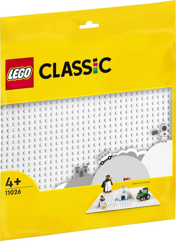 LEGO Classic Vit basplatta 11026