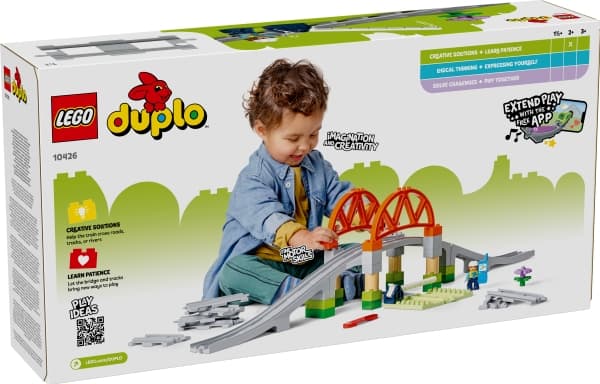 LEGO Duplo 10426 Train Bridge and Tracks Expansion Set
