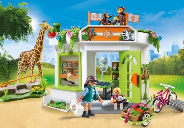 Playmobil dyreklinikk i dyrehagen (70900)