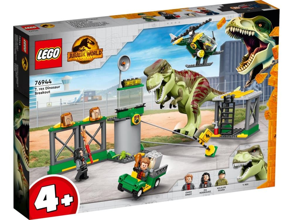 LEGO® Jurassic World T. rex Dinosaurieflykt 76944