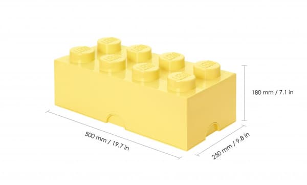 LEGO Förvaringslåda 8 Cool Yellow 40041741