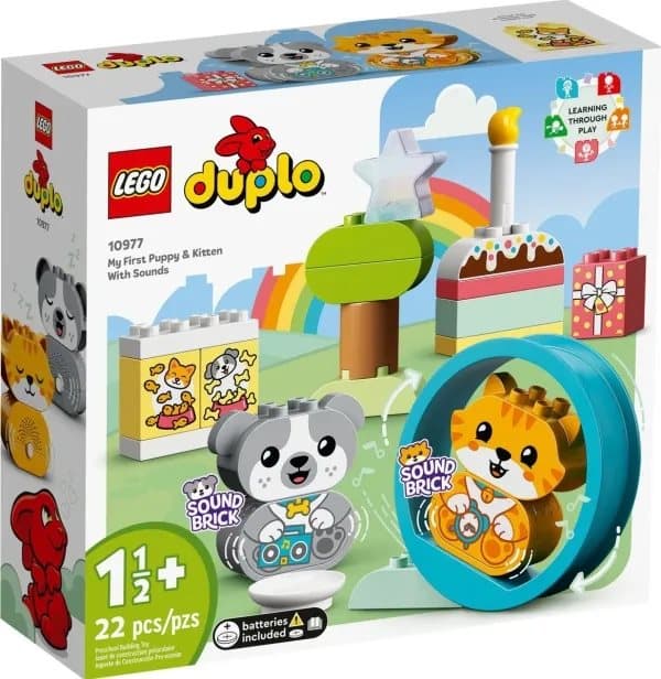 LEGO DUPLO My First 10977 Min första hundvalp & kattunge med ljud