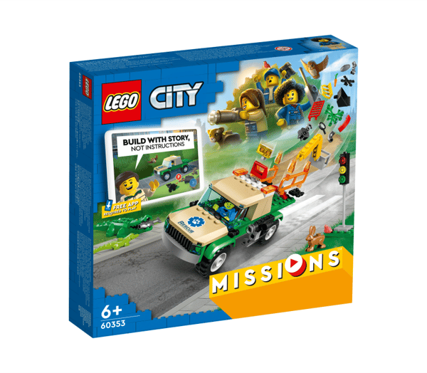 LEGO City 60353 Räddningsuppdrag med vilda djur