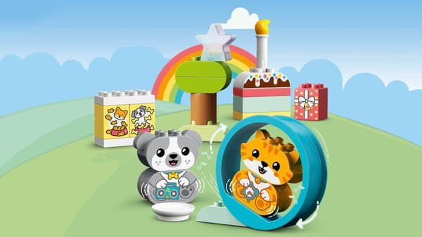 LEGO® DUPLO Min första hundvalp & kattunge med ljud 10977