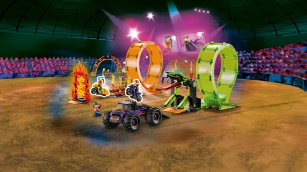LEGO® City Stuntz Stuntarena med dubbelloop 60339