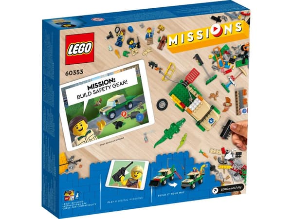 LEGO® City Räddningsuppdrag med vilda djur 60353