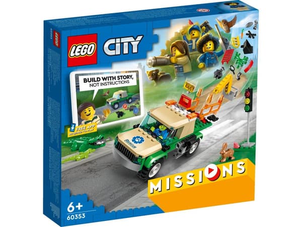 LEGO® City Räddningsuppdrag med vilda djur 60353