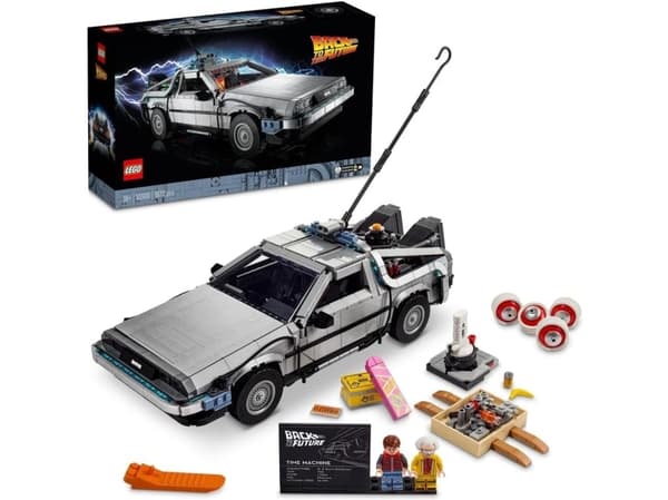 LEGO Icons 10300 Aikakone Paluu tulevaisuuteen ‑elokuvasta